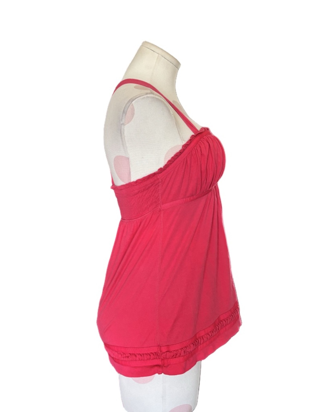 Y2K Abercrombie & Fitch Babydoll Tank Top - Red - M - Picture 6 of 8